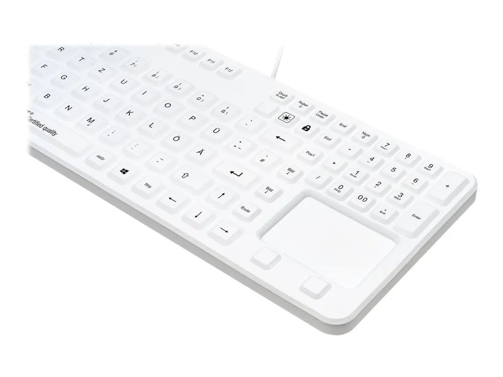 GETT CleanType Prime Touch+ - Tastatur - mit Touchpad