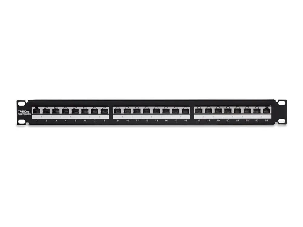 TRENDnet TC-P24C6AS - Patch Panel - CAT 6a - RJ-45 X 24