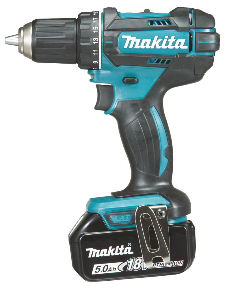 MAKITA Akku-Bohrschrauber 18V 5Ah 2Gang 2Akkus Ladegerät Koffer