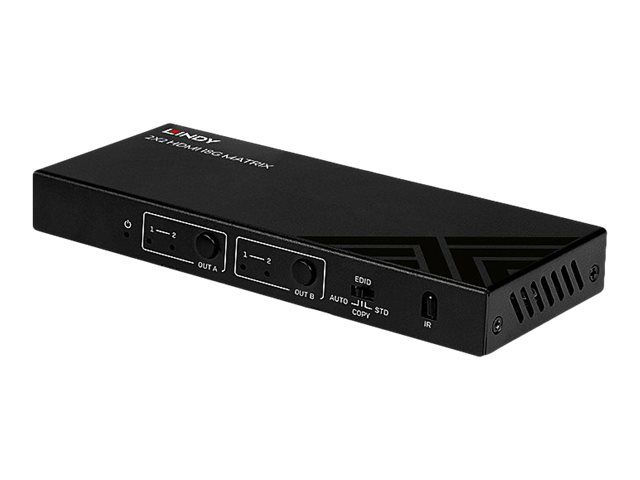 Lindy 2x2 HDMI 18G Matrix - Video/Audio-Schalter