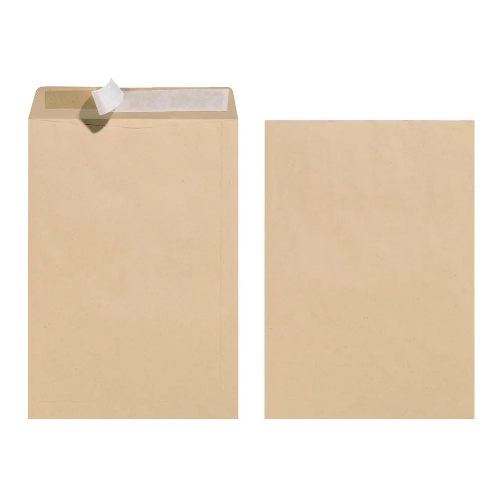 herlitz Versandtasche C4 90g haftklebend braun 25er Packung