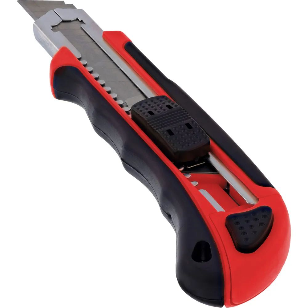 InLine Allzweck Cutter Messer - 18mm Klinge - mit 3 Klingen - rot