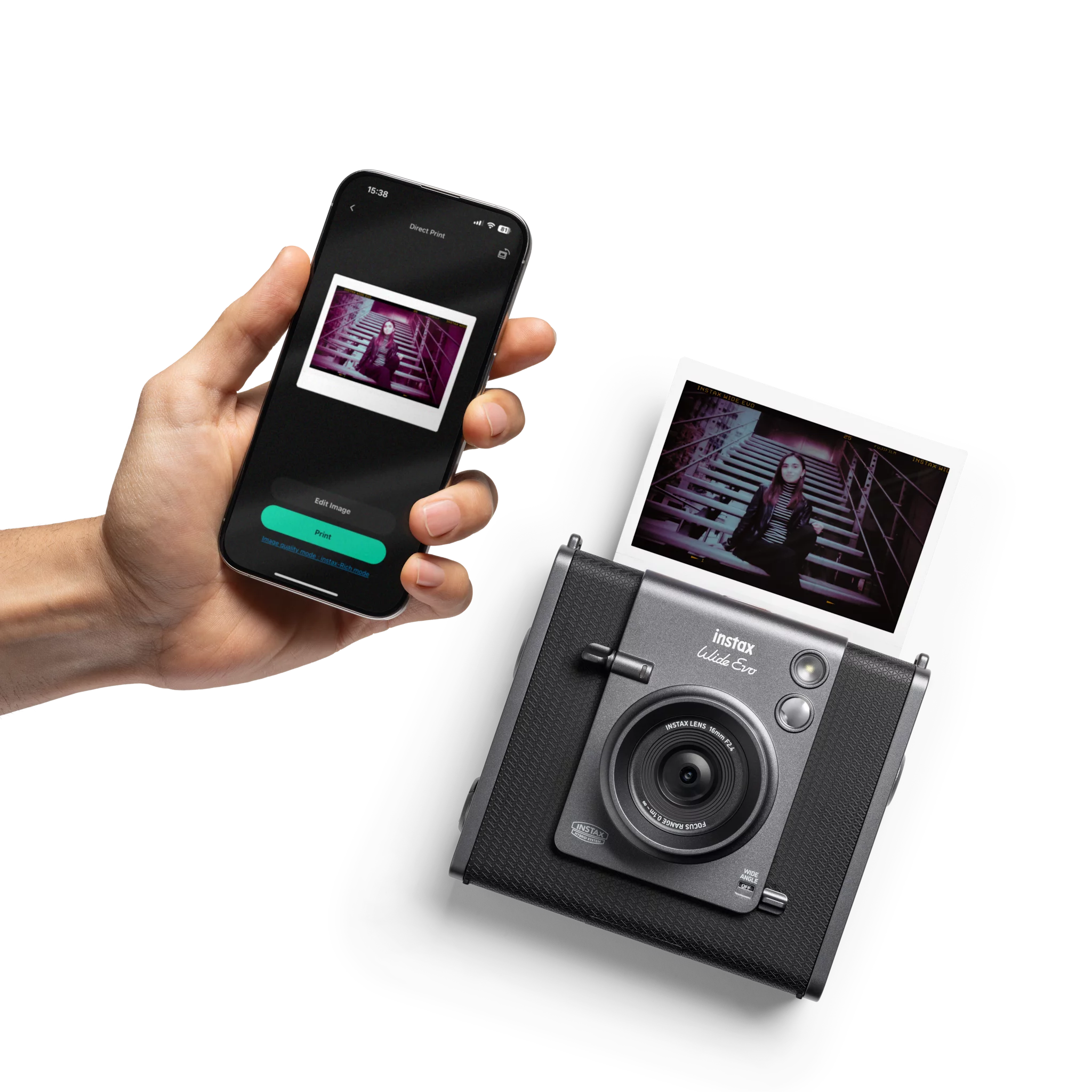 INSTAX WIDE EVO BLACK EX D