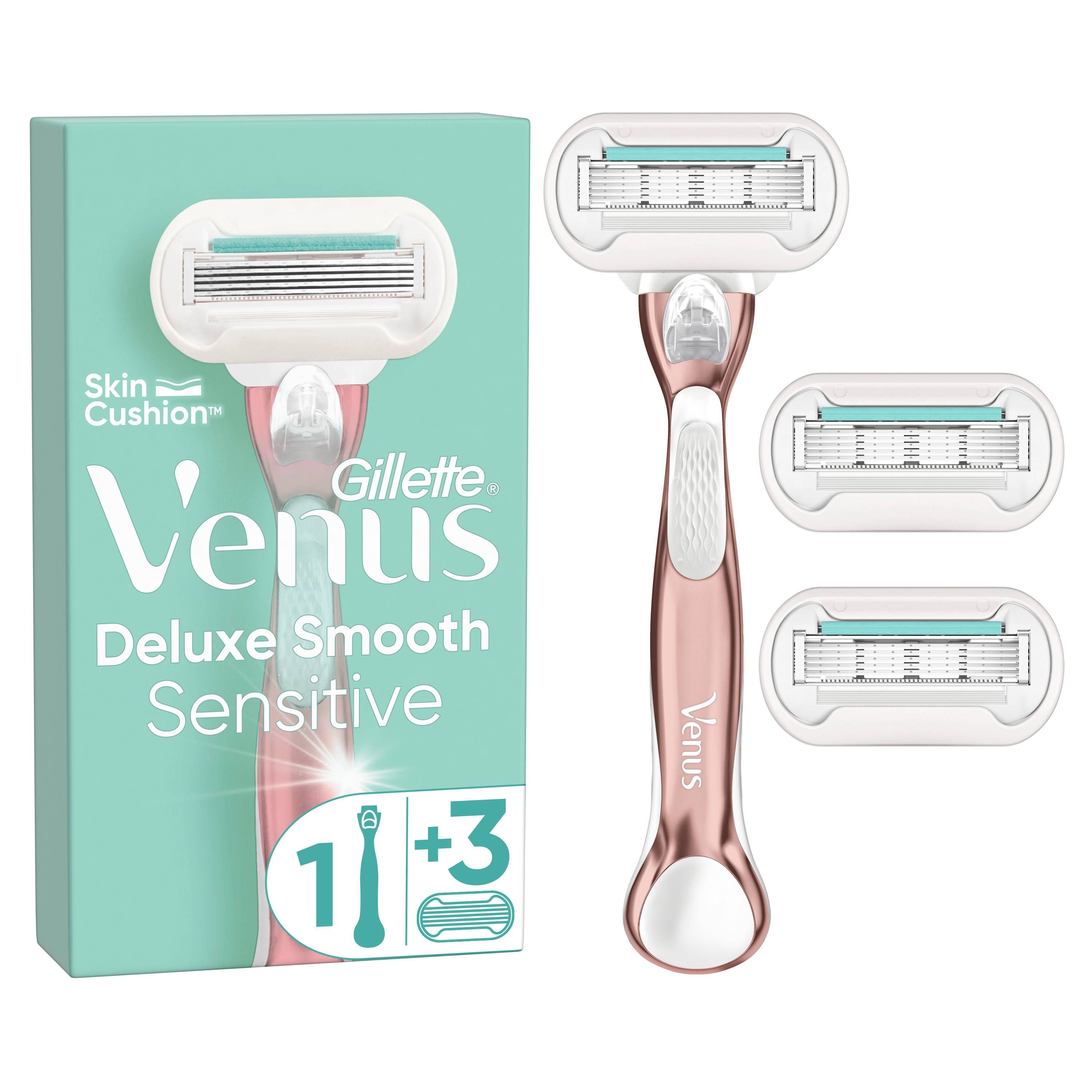Gillette Venus Deluxe Smooth Sensitive Rosegold 
