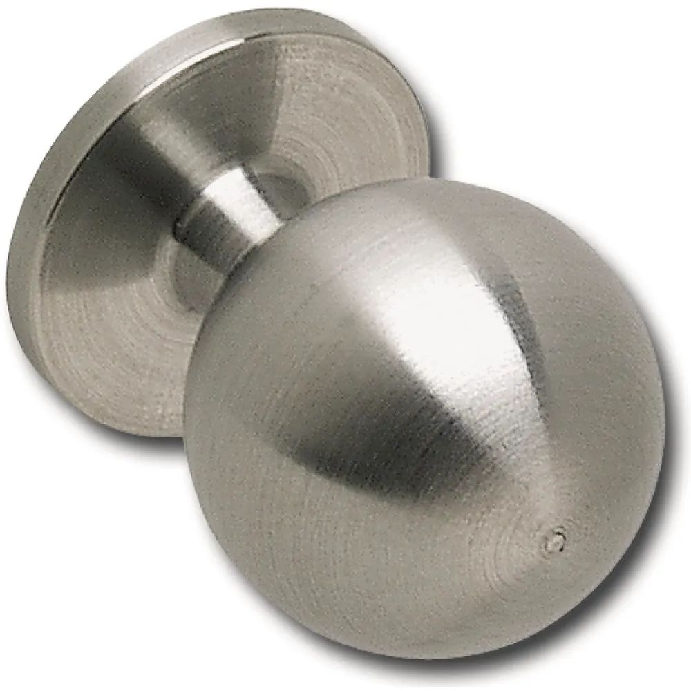 Technik Team Knopf Sirius ø 15 mm, Tiefe 21 mm, Edelstahl gebürstet