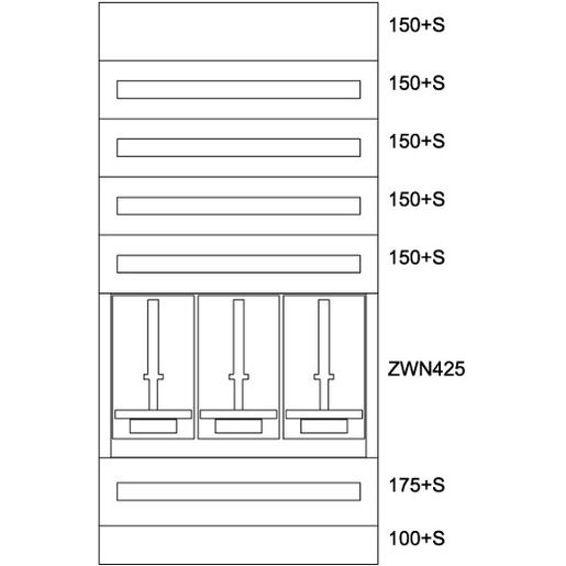 Eaton ZÄHLERVERTEILER-EINSATZ TIROL / EATON BPZ-MES-TN-800/15-3Z 137821