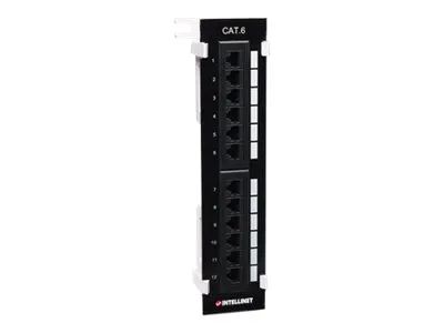 IC Intracom Intellinet 12-Port Cat6 Patchpanel zur Wandmontage, UTP