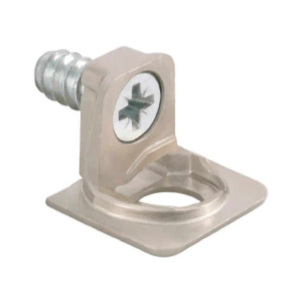 ITALIANA FERRAMENTA Tablar-Bodenträger PK2 Tablarstärke 18/19 ø 5 mm, vernickelt