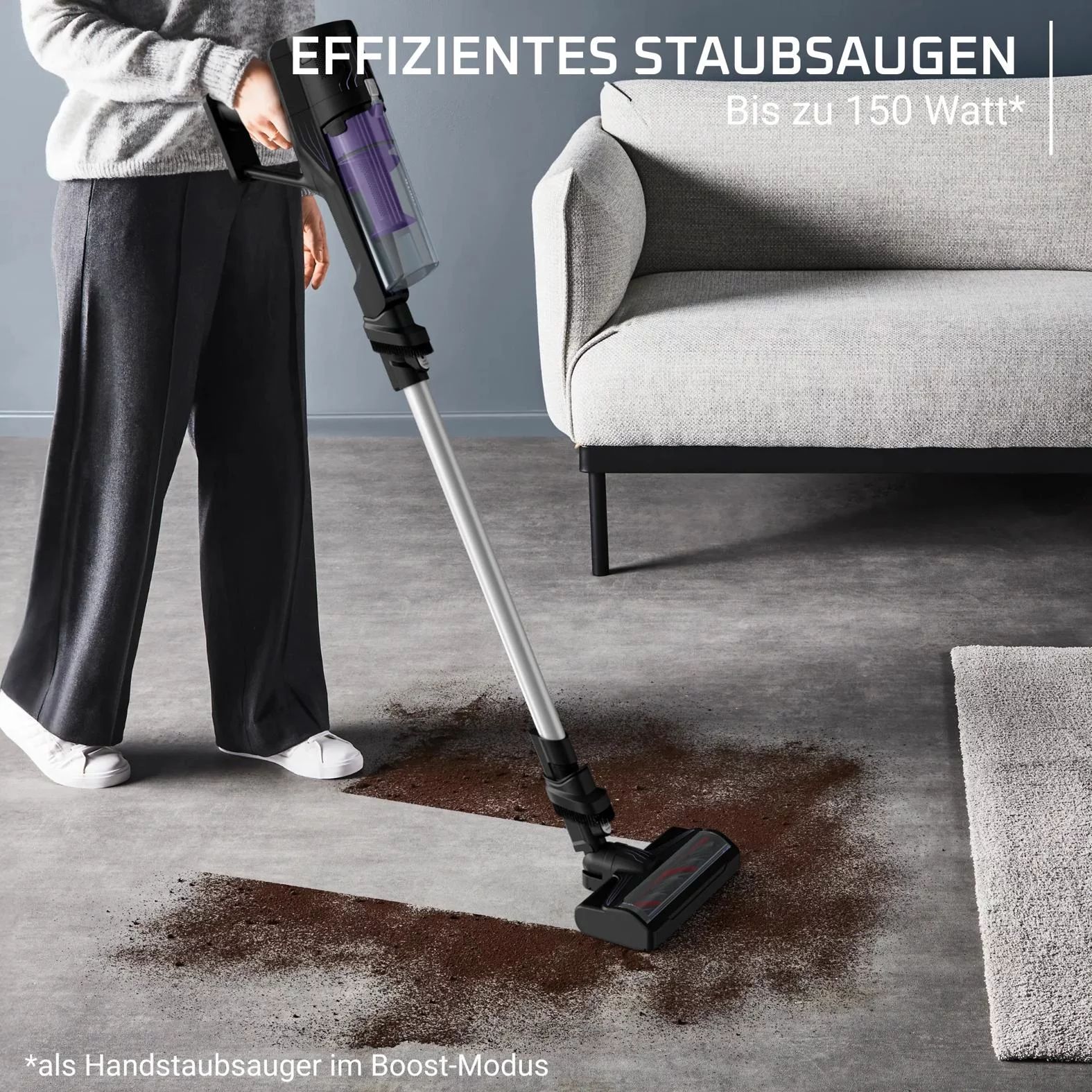 Rowenta RH5A31 Akku-Staubsauger X-PERT 5.80 - Purpur/Alu