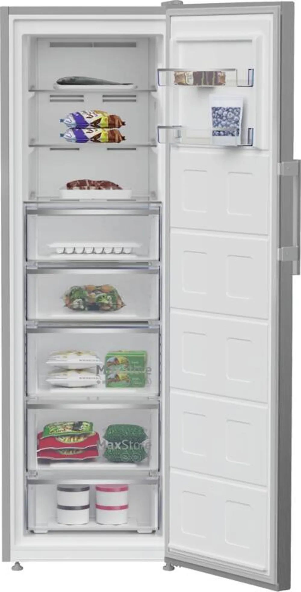 Beko B7RFNE315XP Gefrierschrank, 286L - Edelstahllook