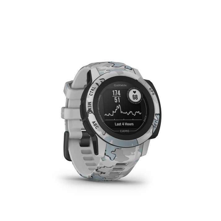 Garmin Instinct 2S Camo Camouflage Grau, 20mm