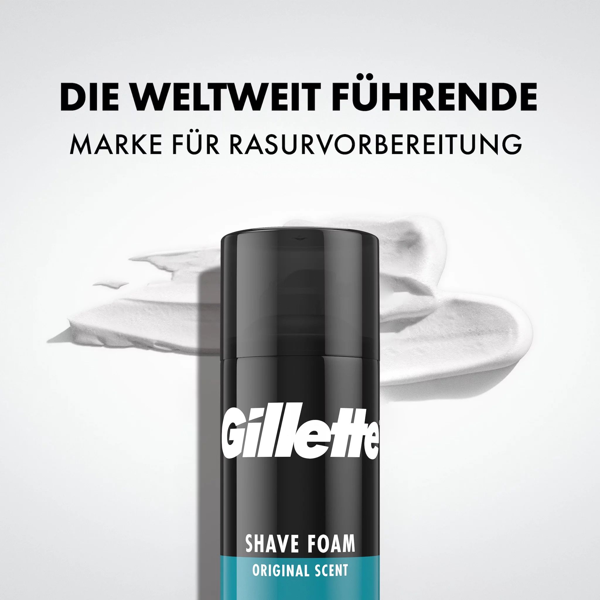 Gillette Sensitive Basis Rasierschaum, 400 ml