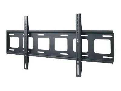 Edbak XWB1 - Befestigungskit (Wandmontage) - für Flachbildschirm - Schwarz, RAL 9005, Pulverbeschichtung - Bildschirmgröße: von 165,1 cm (von 65")