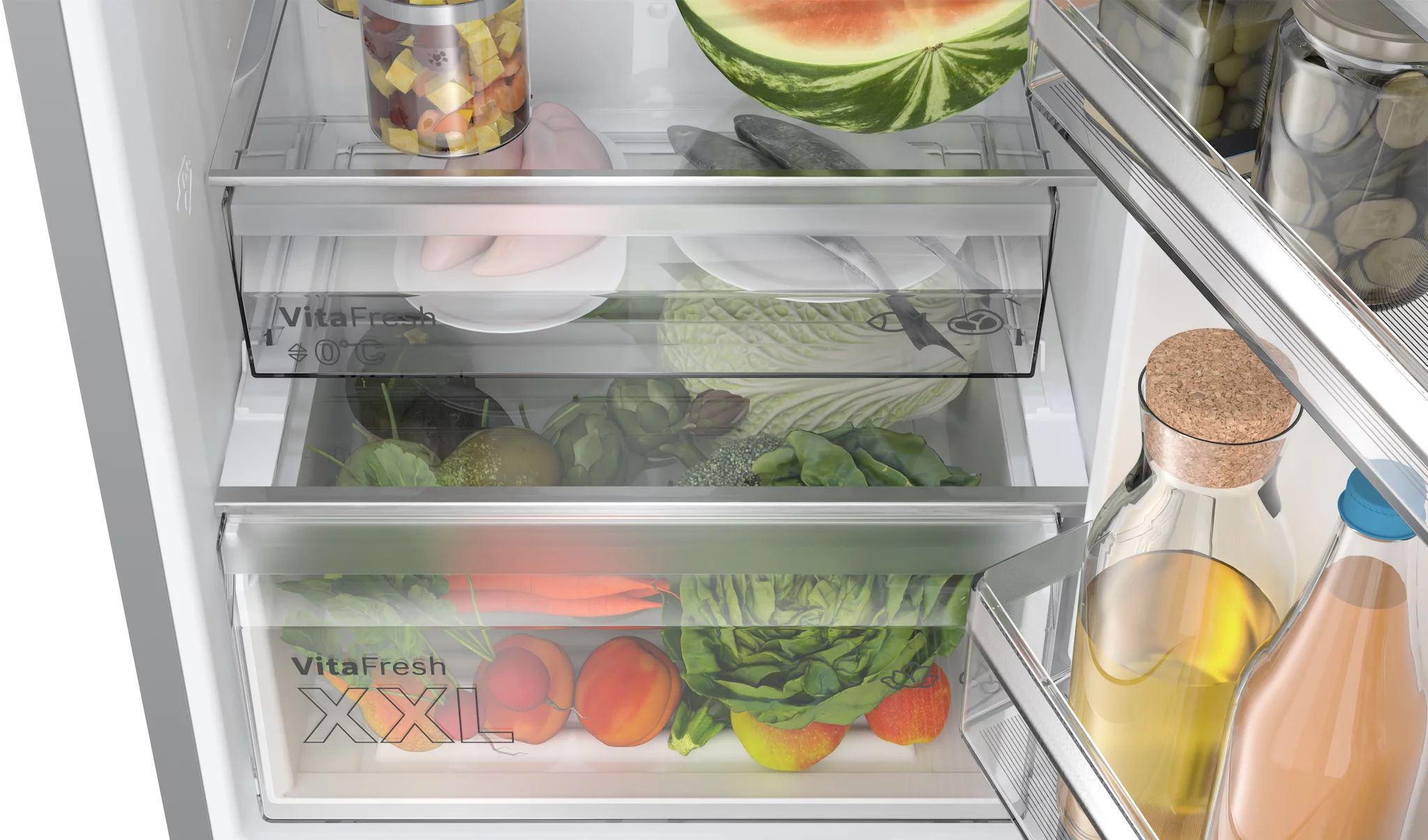 Bosch KGN392LBF Free-standing fridge-freezer