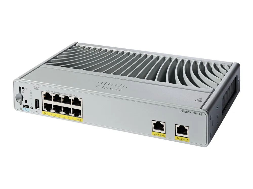 Cisco Catalyst 9200CX - Network Essentials - Switch - kompakt - L3 - managed - 8 x 10/100/1000 (PoE+)