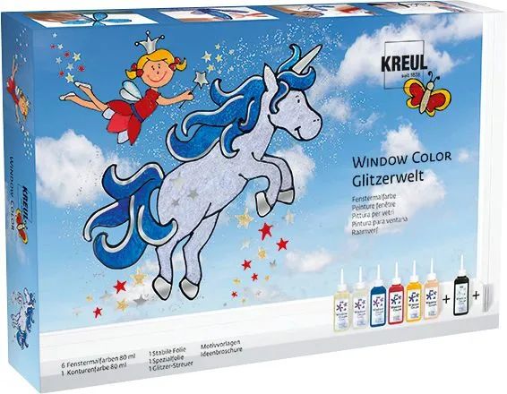 C. Kreul GmbH & Co.KG KREUL Window Color Set Glitzerwelt
