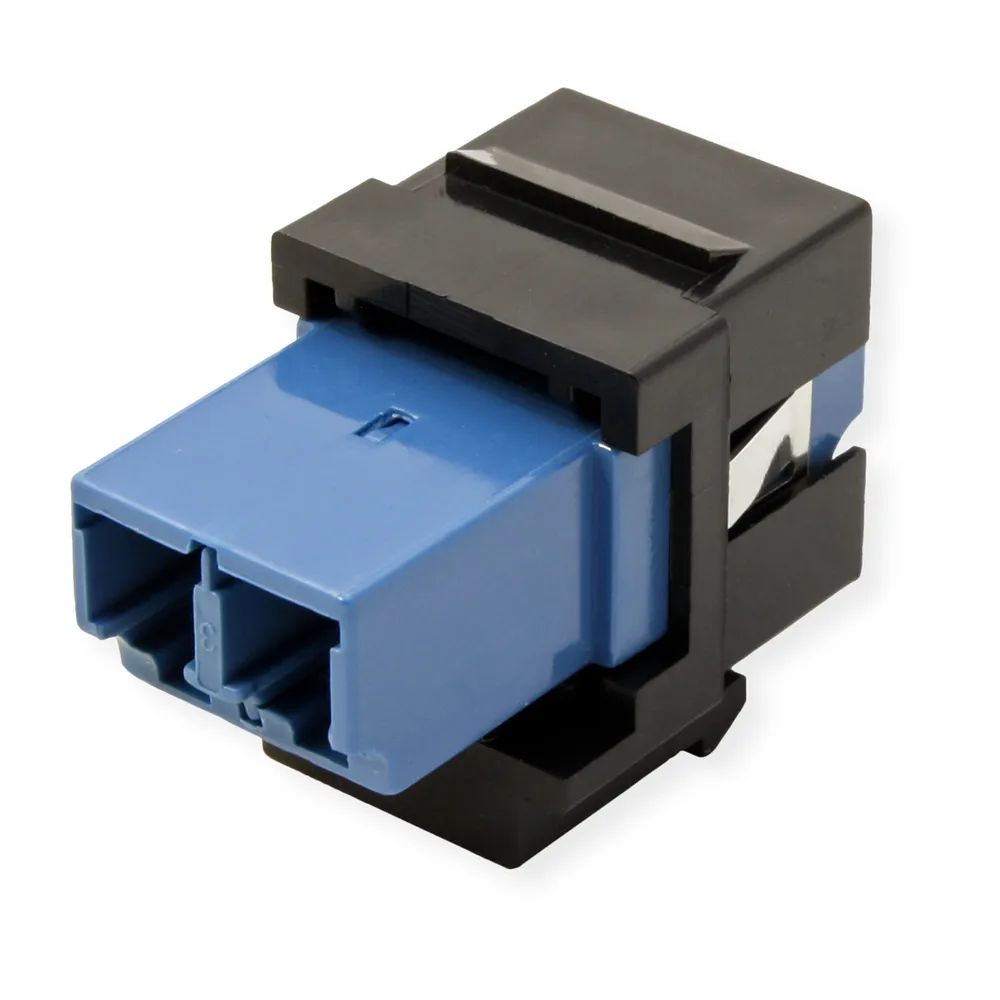 ROLINE Keystone LWL-Adapter LC/LC Duplex, Single Mode, OS2
