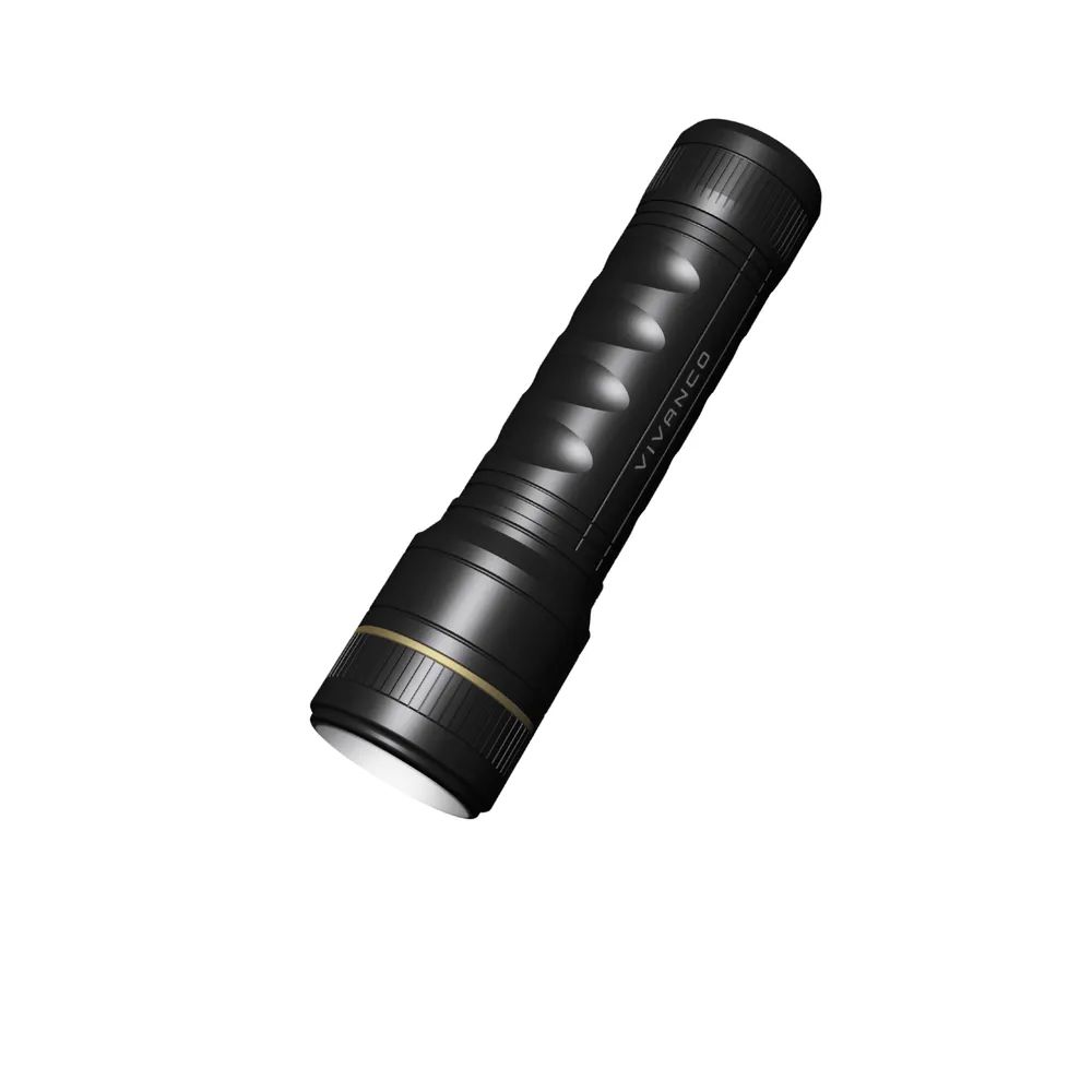 VIVANCO LED Taschenlampe, 10W, 1000 lm, 180m Leuchtweite, 4 Leuchtmodi, IP44