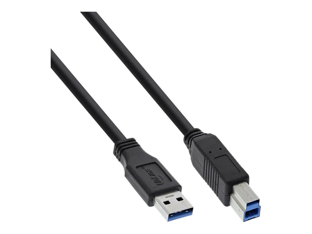 InLine USB 3.2 Gen.1 Kabel - A an B - schwarz - 1,5m