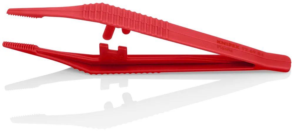 KNIPEX 92 69 84 Kunststoffpinzette Geriffelt 129 mm