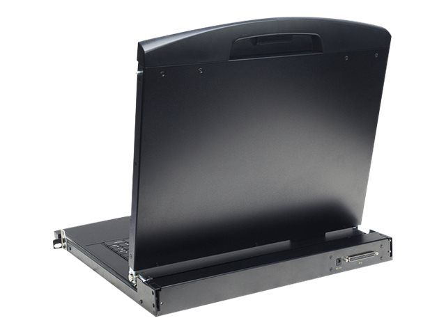DIGITUS 19" LCD KVM Konsole, 16-Port CAT5, deutsche Tastatur