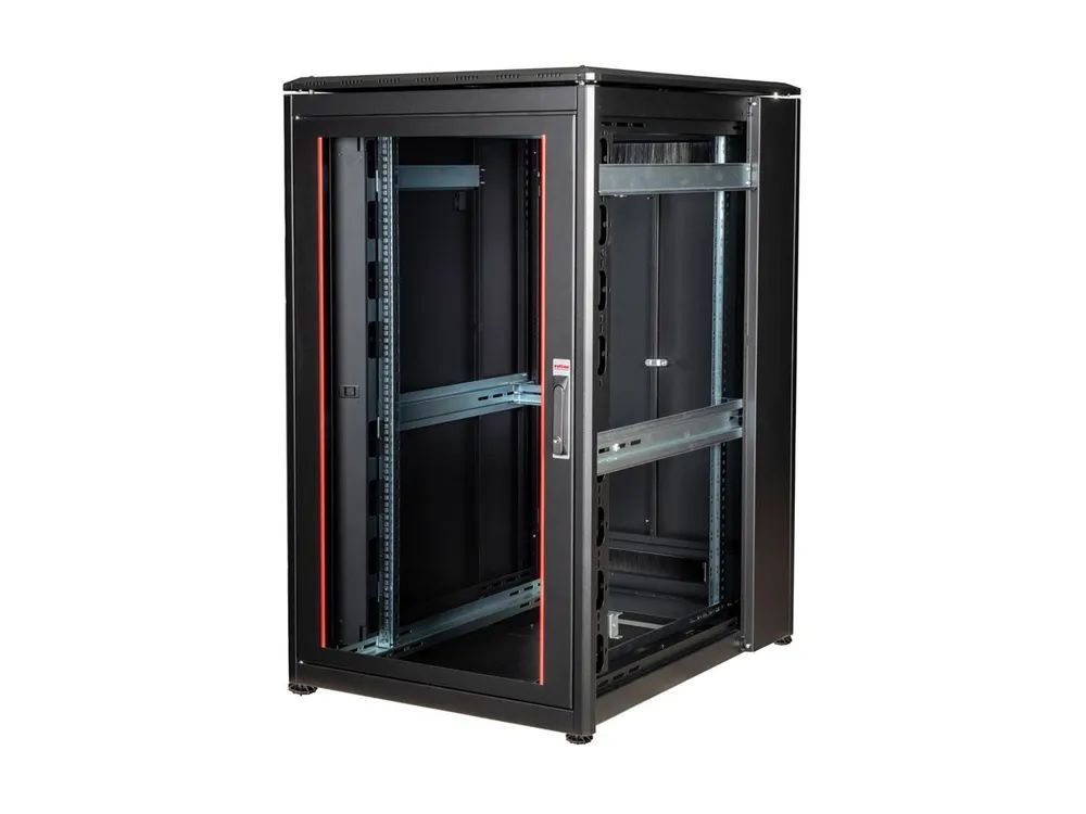 ROLINE Pro - Schrank Netzwerkschrank - mit Glastür, 800 x 1000 mm (B x T)