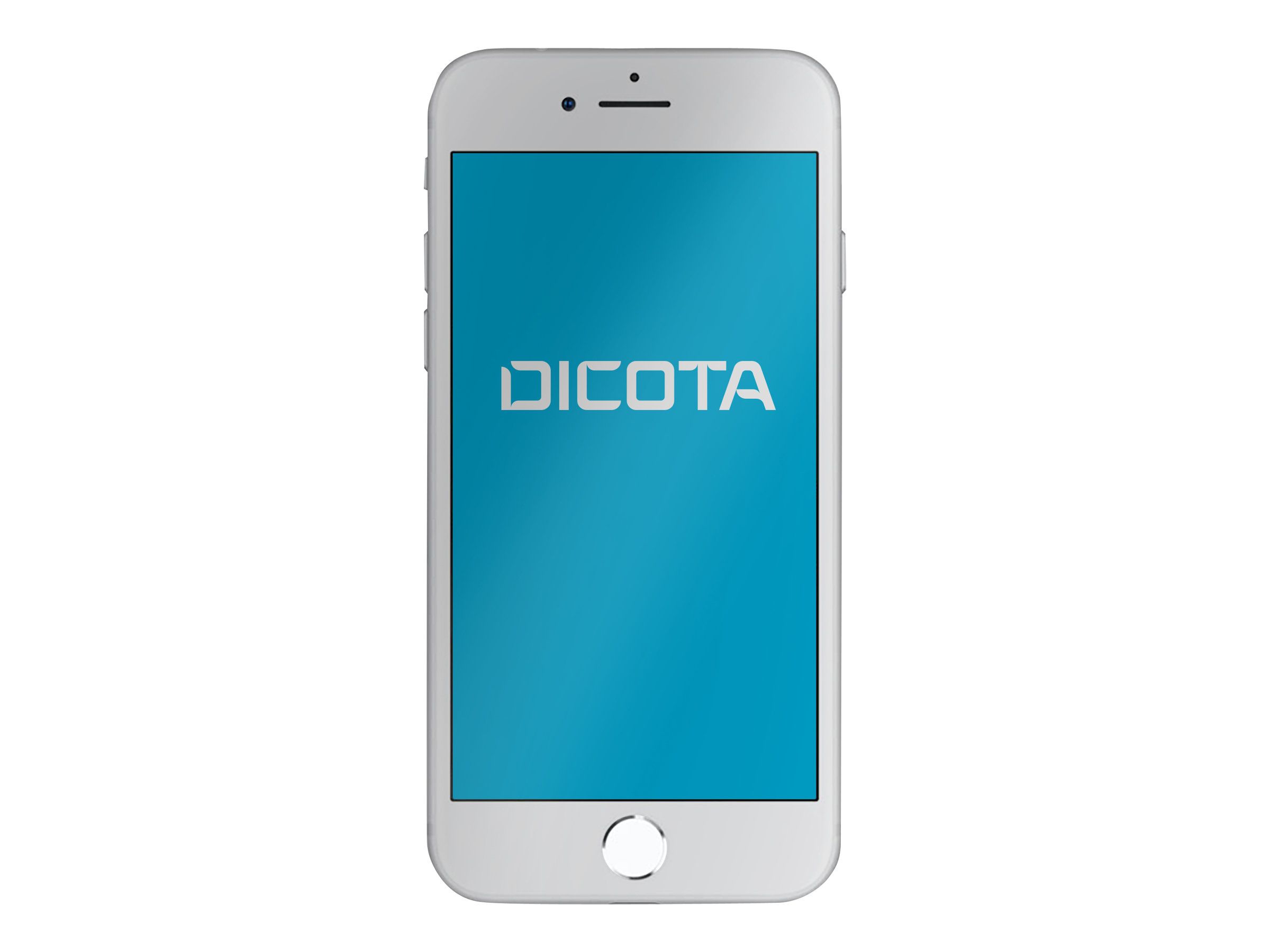 Dicota Secret - Bildschirmschutz für Handy - mit Sichtschutzfilter - 4-Wege - durchsichtig - für Apple iPhone 8, SE (2. Generation)