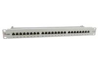 Equip 24-Port Cat.6A Geschirmtes Patch Panel - Hellgrau - 10/100/1000Base-T(X) - Gigabit Ethernet - 1000 Mbit/s - RJ-45 - Cat6a - Grau