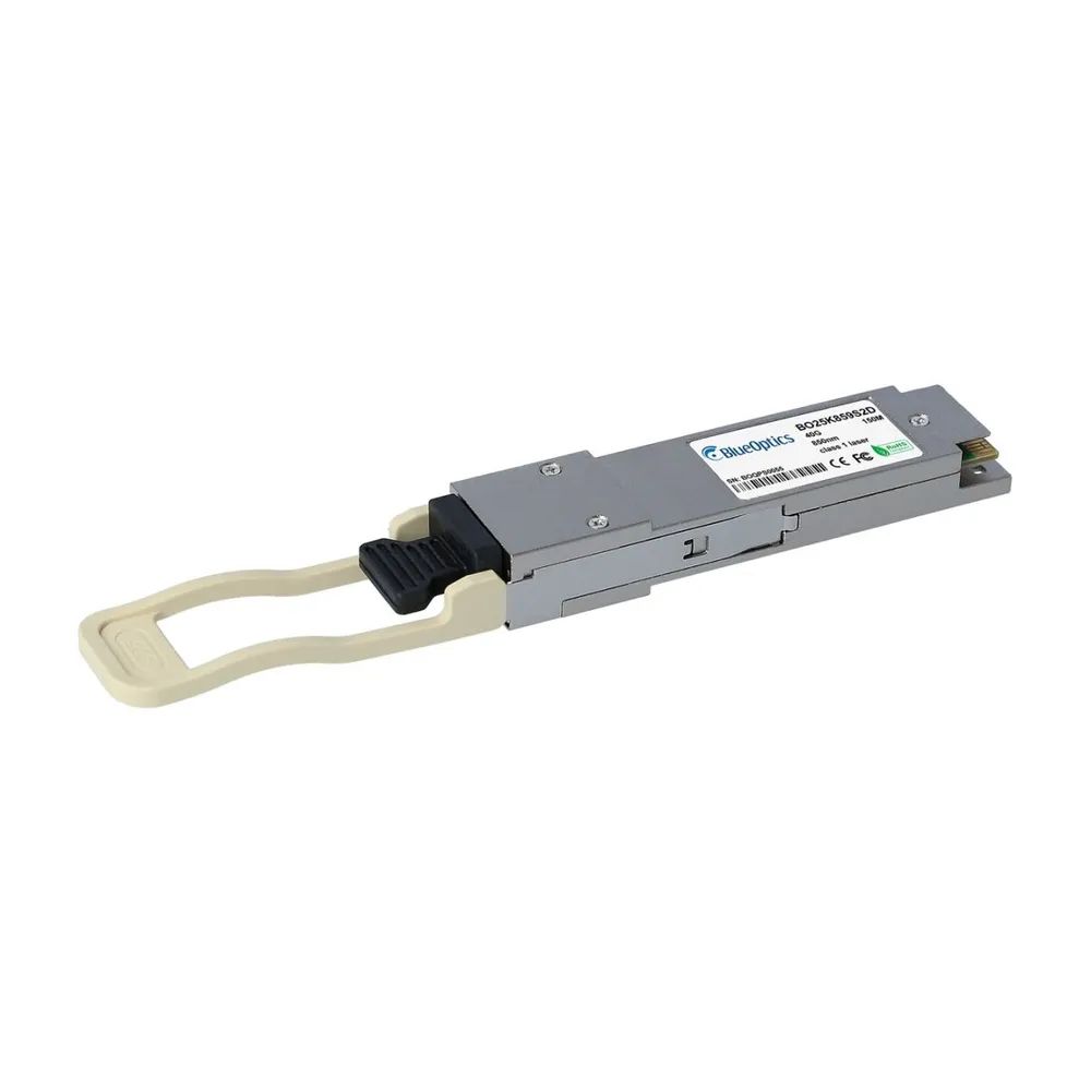 BlueOptics LinkSys QSFP-40G-SR4 BlueOptics BO25K859S2D QSFP Transceiver, 40GBASE-SR4, Multimode Fiber, 4x850nm, 150M