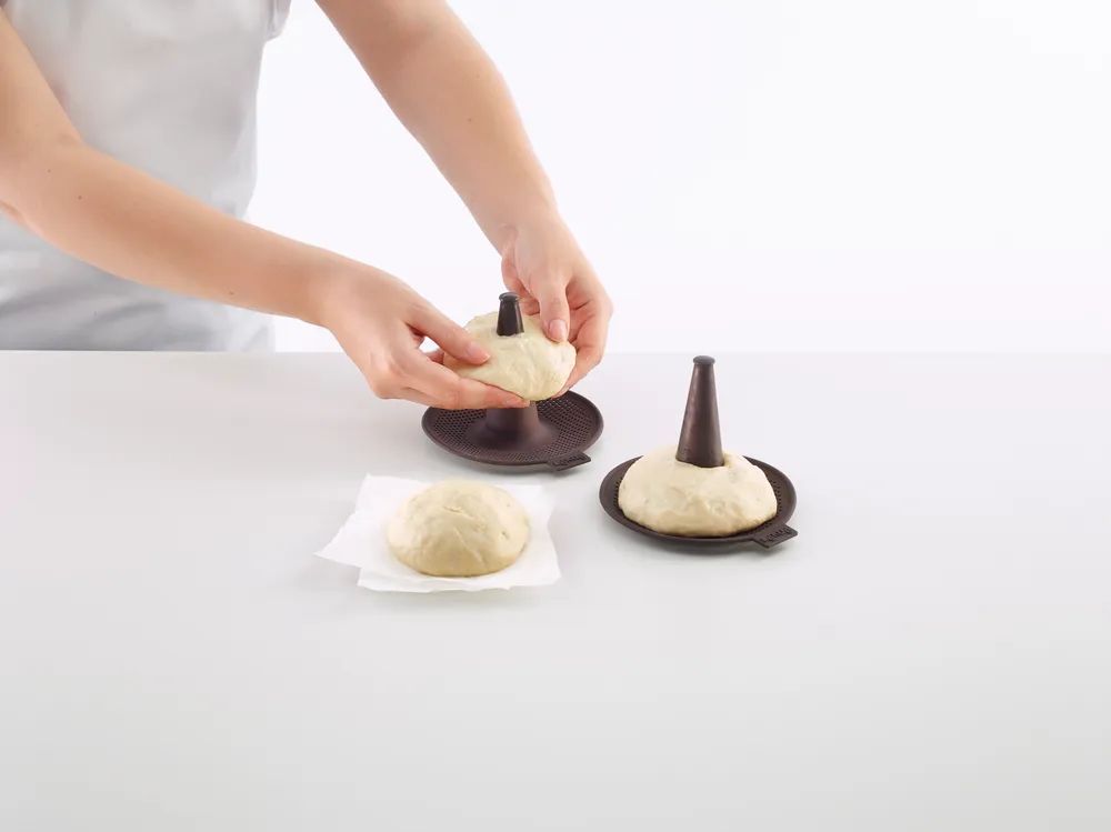 Lékué Bagel-Backformen, 6-teilig - Brown
