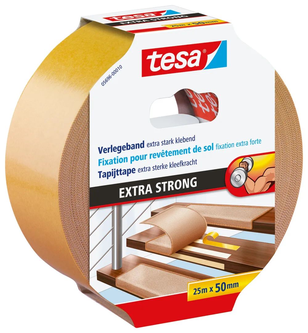Tesa 05696 - Verlegeband extra stark 25 m x 50 mm