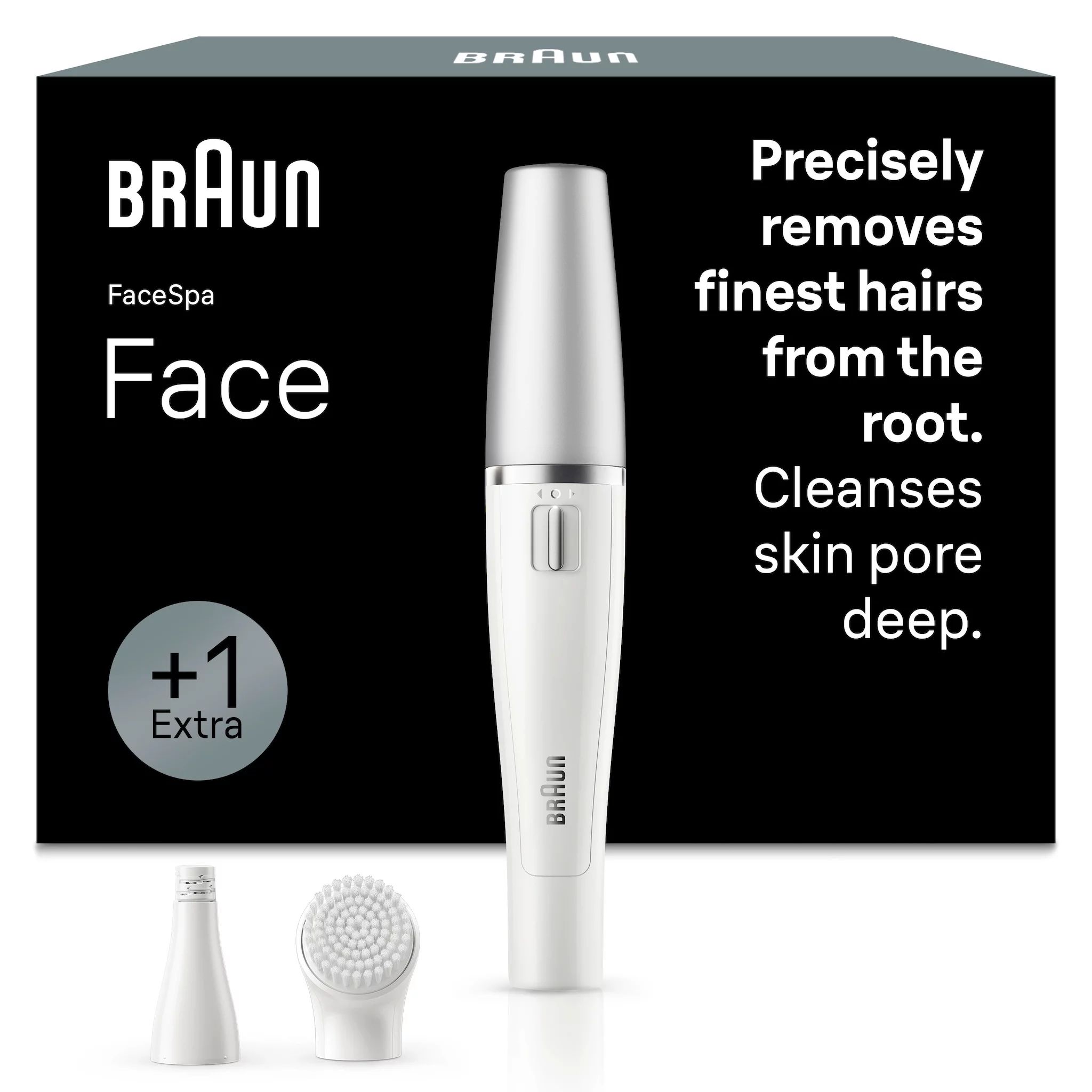 Braun Face 810 Gesichtsreinigungsbürste und -epilierer
