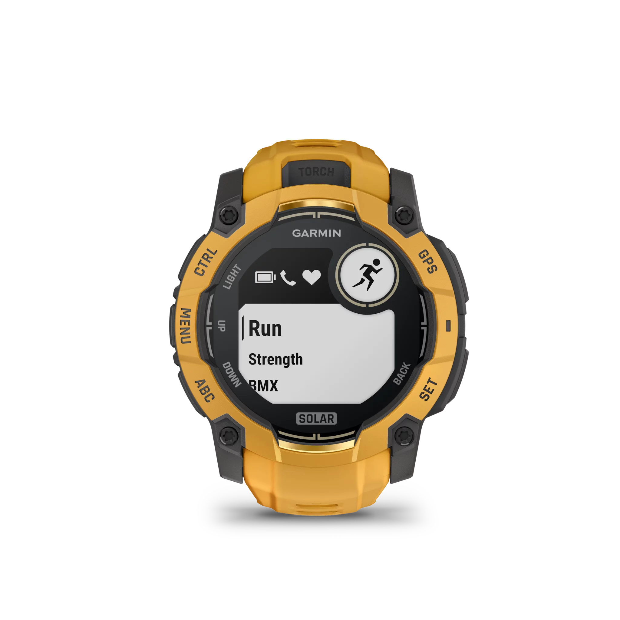 Garmin Instinct 3 Solar, 50mm Grau/Sunburst mit Silikon-Wechselarmband, 26mm