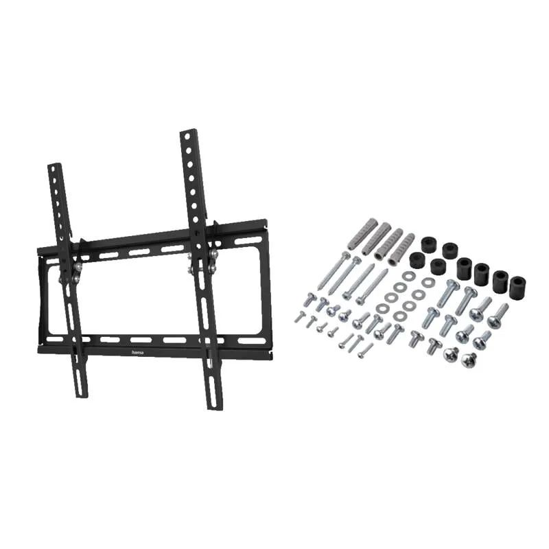 Hama TV-Wandhalterung TILT, neigbar, 191 cm (75"), bis 35 kg, Schwarz