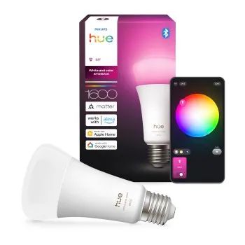 Philips Hue LED-Lampe "White & Color Ambiance", E27, A67, 1600