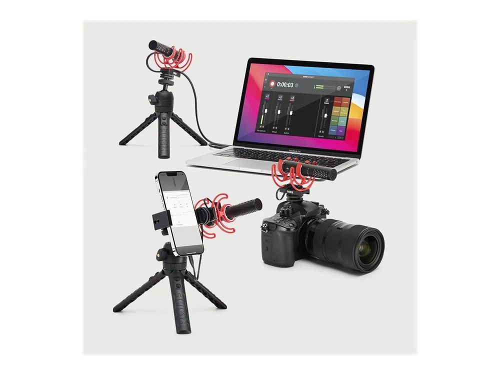 RODE VideoMic GO II Helix schwarz/rot