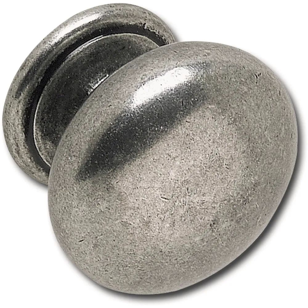 Siro Knopf Omaha ø 33 mm, Tiefe 27 mm, ZN altsilber