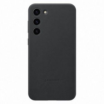 Samsung Leather Case "EF-VS916" für Galaxy S23+, Schwarz