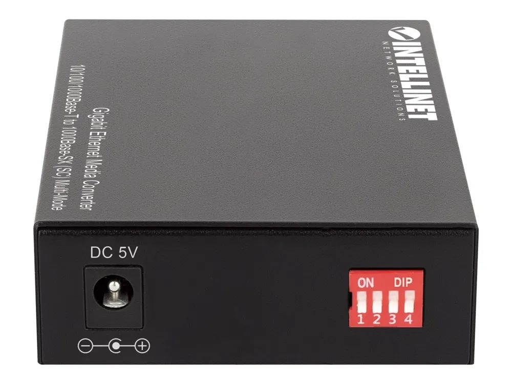 Intellinet Medienkonverter - 1GbE - 10Base-T, 1000Base-SX, 100Base-TX, 1000Base-T