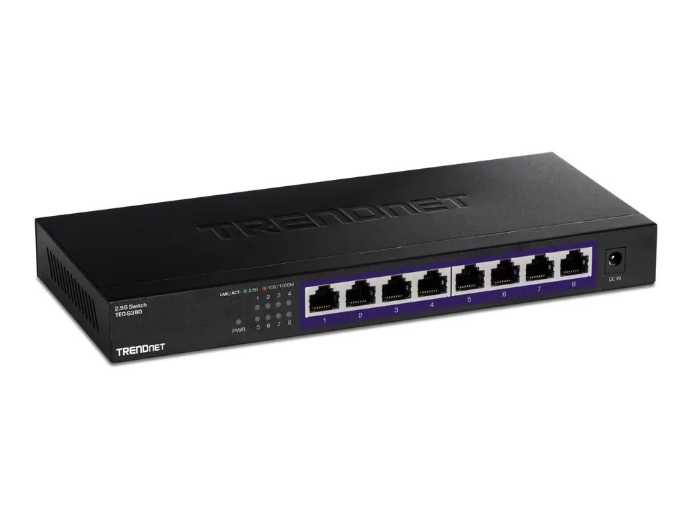 TRENDnet TEG S380 - Switch - unmanaged - 8 x 100/1000/2.5G