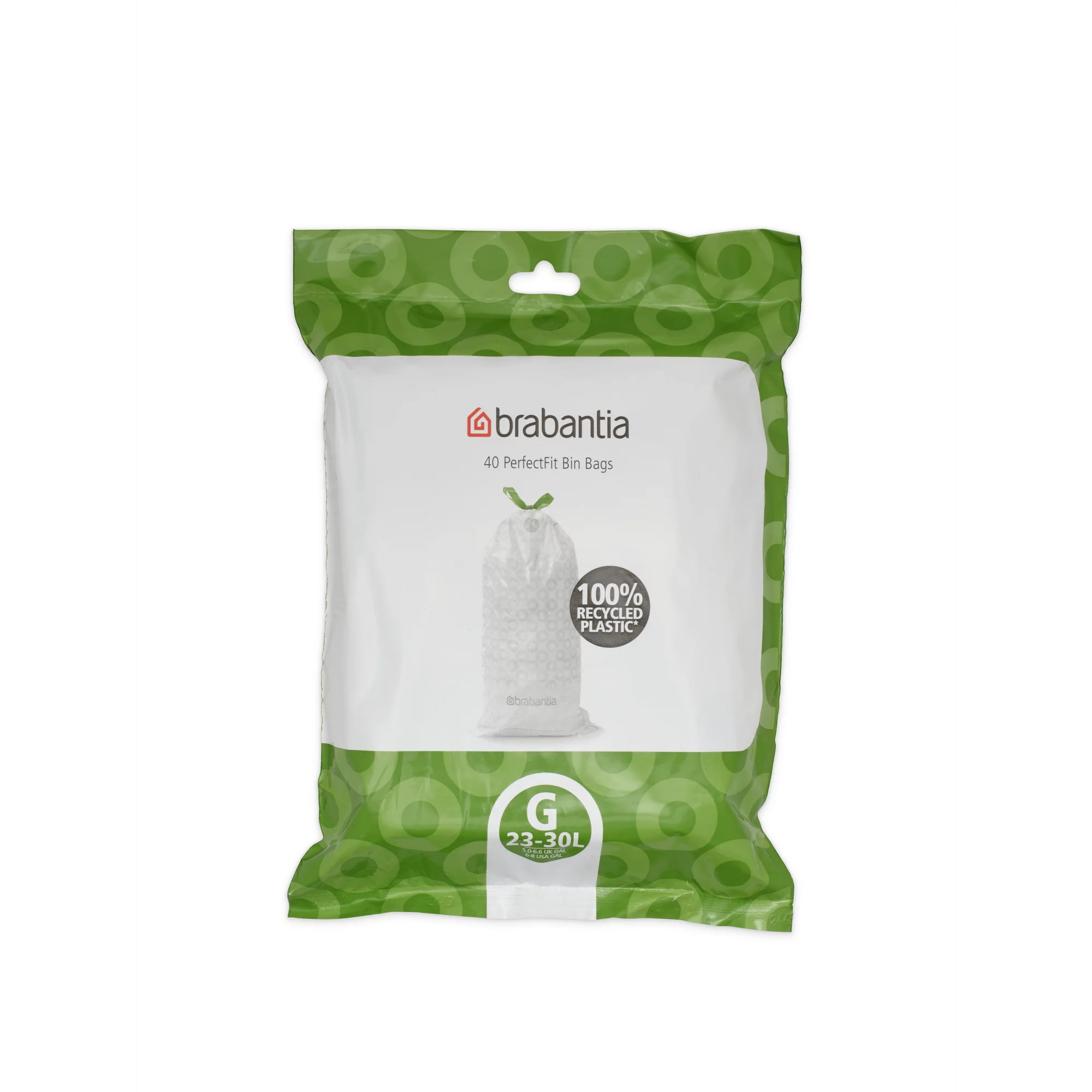 Brabantia Müllbeutel Spenderverpackung PerfectFit Beutel 23-30 L (G) 40Stk