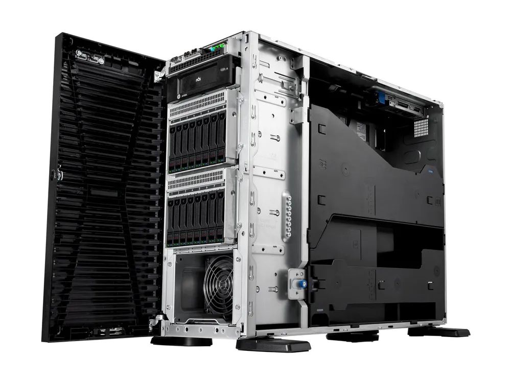 HPE ProLiant ML110 Gen11 - Server - Tower - 4.5U - 1-Weg - 1 x Xeon Gold 5416S / 2 GHz - RAM 64 GB - SATA/SAS/NVMe - Hot-Swap 6.4 cm (2.5")