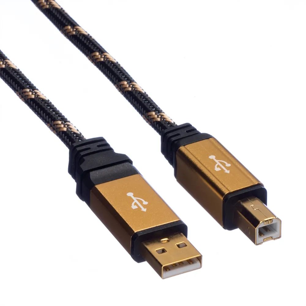 ROLINE GOLD USB 2.0 Kabel, Typ A-B, 4,5 m