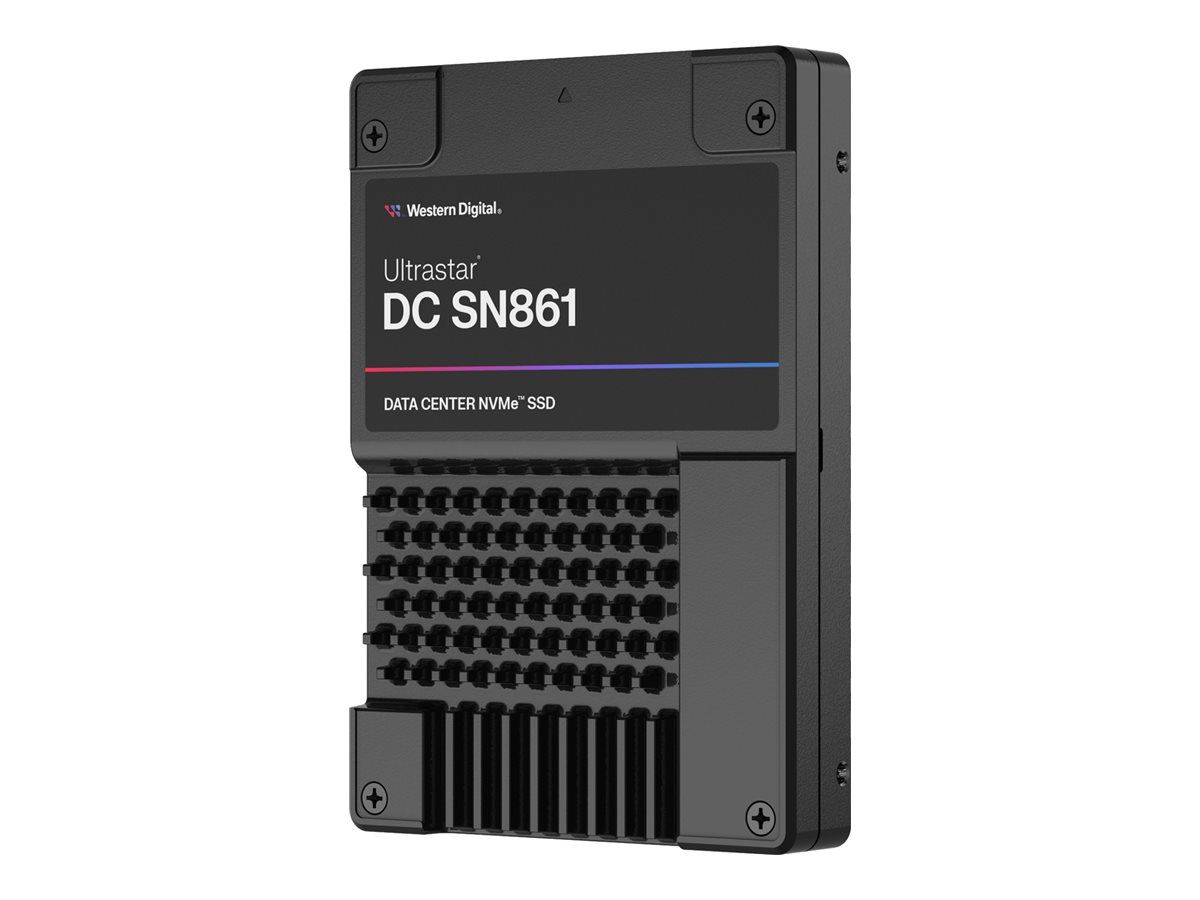 WD Ultrastar DC SN861 WUS6CA216PSP9X3 - SSD - Datencenter - 1.6 TB - intern - 2.5" (6.4 cm)