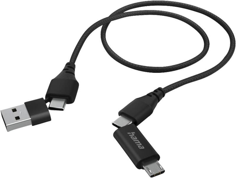 Hama 201537 4IN1,USBA+USBC,USBC+MIC.USB,1,5M