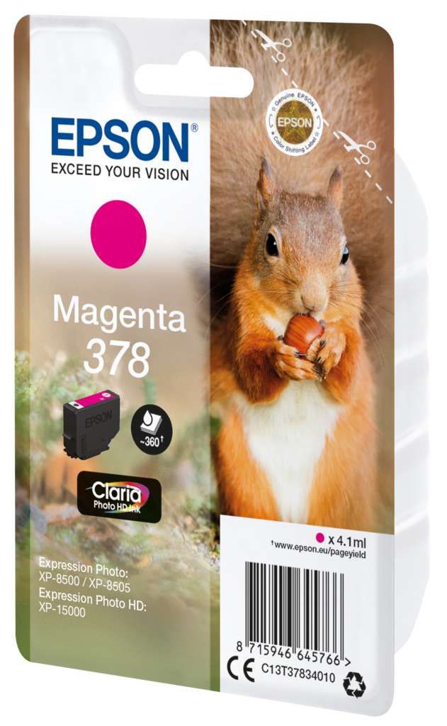 Epson 378 Tinte Eichhörnchen Single, magenta