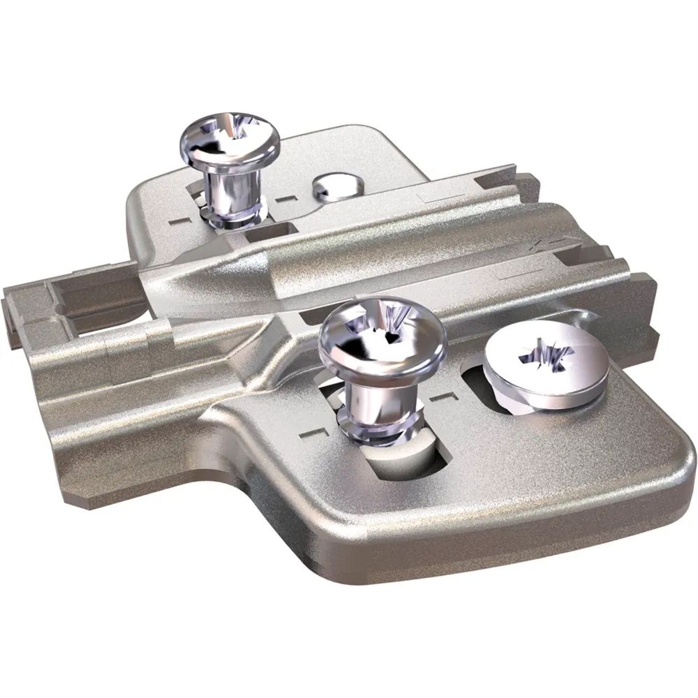 HETTICH Exzenter Kreuzmontageplatte, Systemschraube, Distanz 1,5 mm