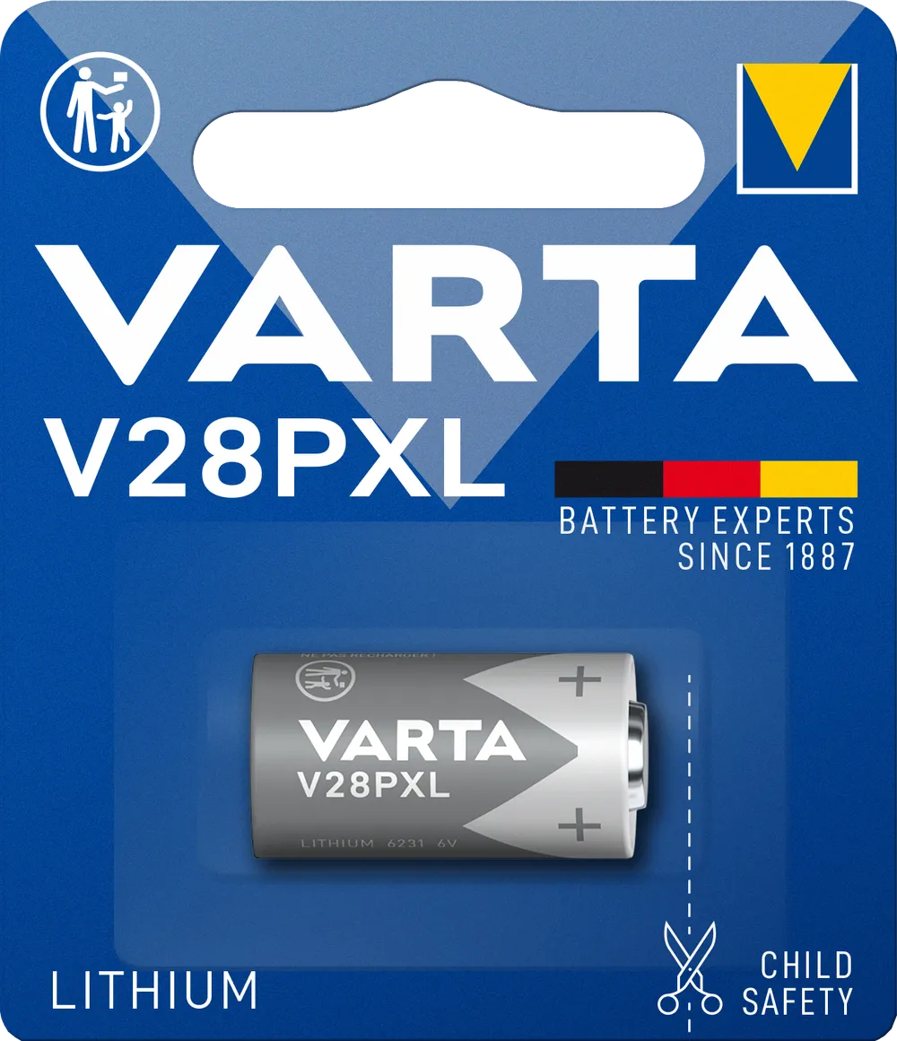 VARTA LITHIUM Cylindrical V28PXL Blister 1