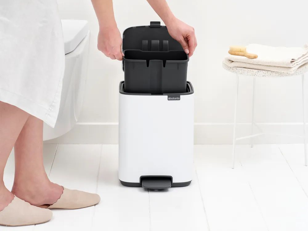 Brabantia Bo Treteimer, 7L - White