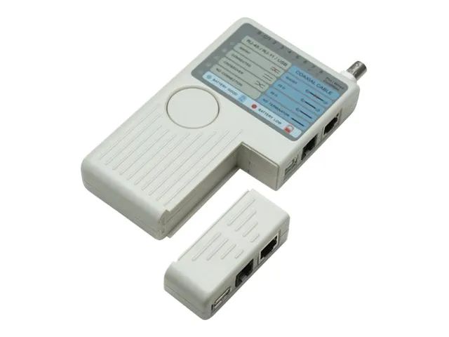Intellinet 4-in-1 Kabeltester, RJ11, RJ45, USB und BNC